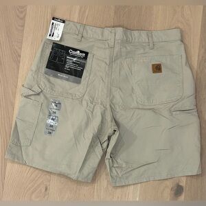 NWT Carhartt B144 TAN Carpenter Canvas Work Shorts